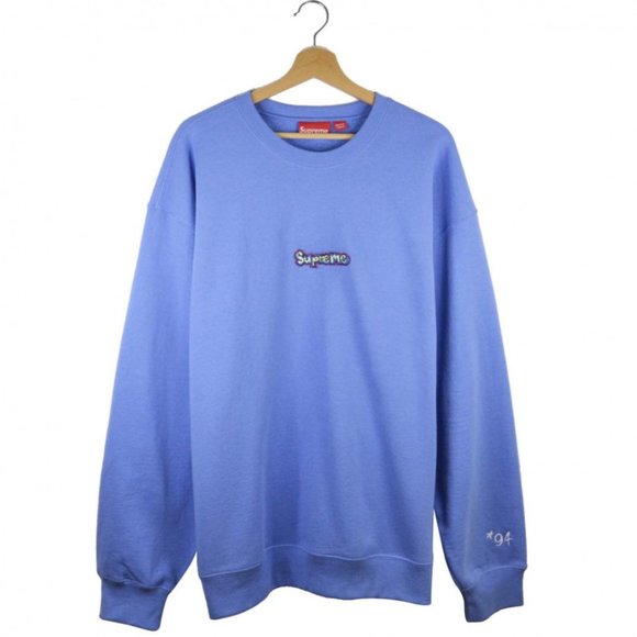 Supreme Gonz Logo Crewneck Light Blue - SS21